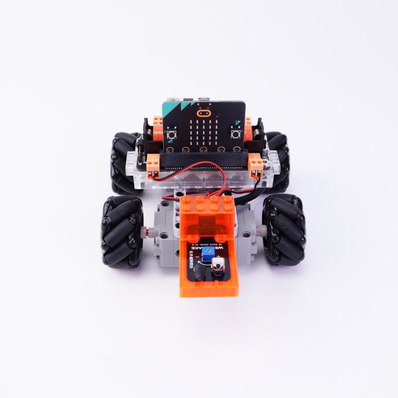 Kids Education Free App - マイクロビット Python STEM コーディング電動カーシャーシアプリ教育ロボットキット障害物回避18650バッテリー子供用グラフィカル