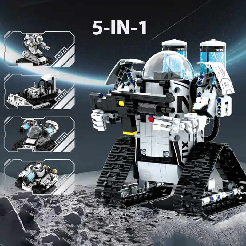 Kids Education Free App - 5 in 1 APP RC プログラマブルゲームロボットタンクモデル子供用電動教育ビルディングブロックおもちゃクリスマスギフト