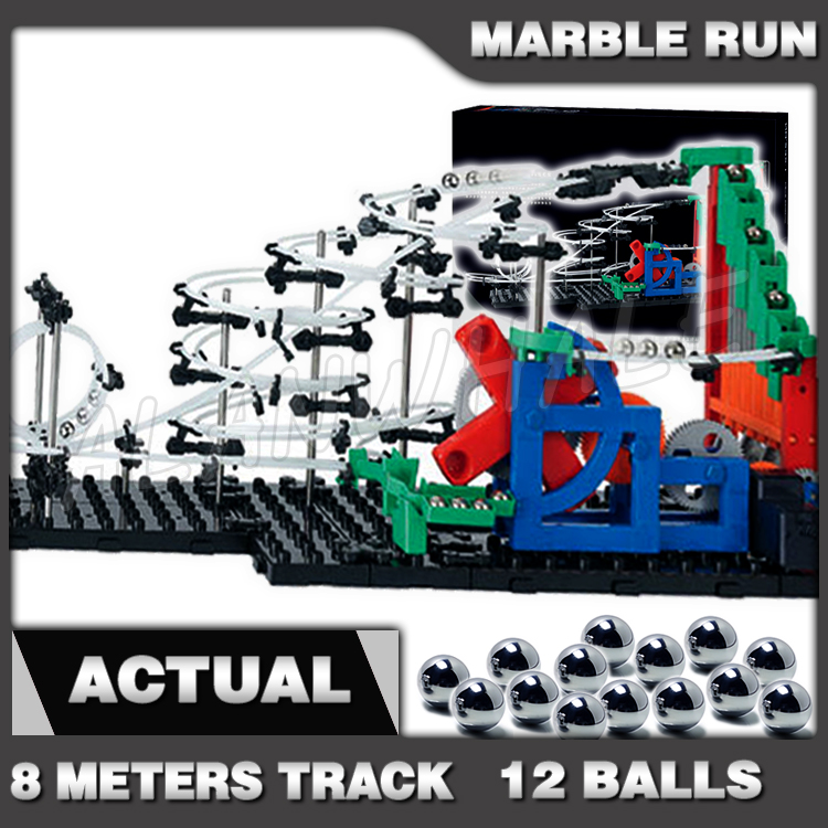 Kinetic Kids Education - 860cmレール マーブルラン ギア駆動 階段迷路 レース ローラーコースター
