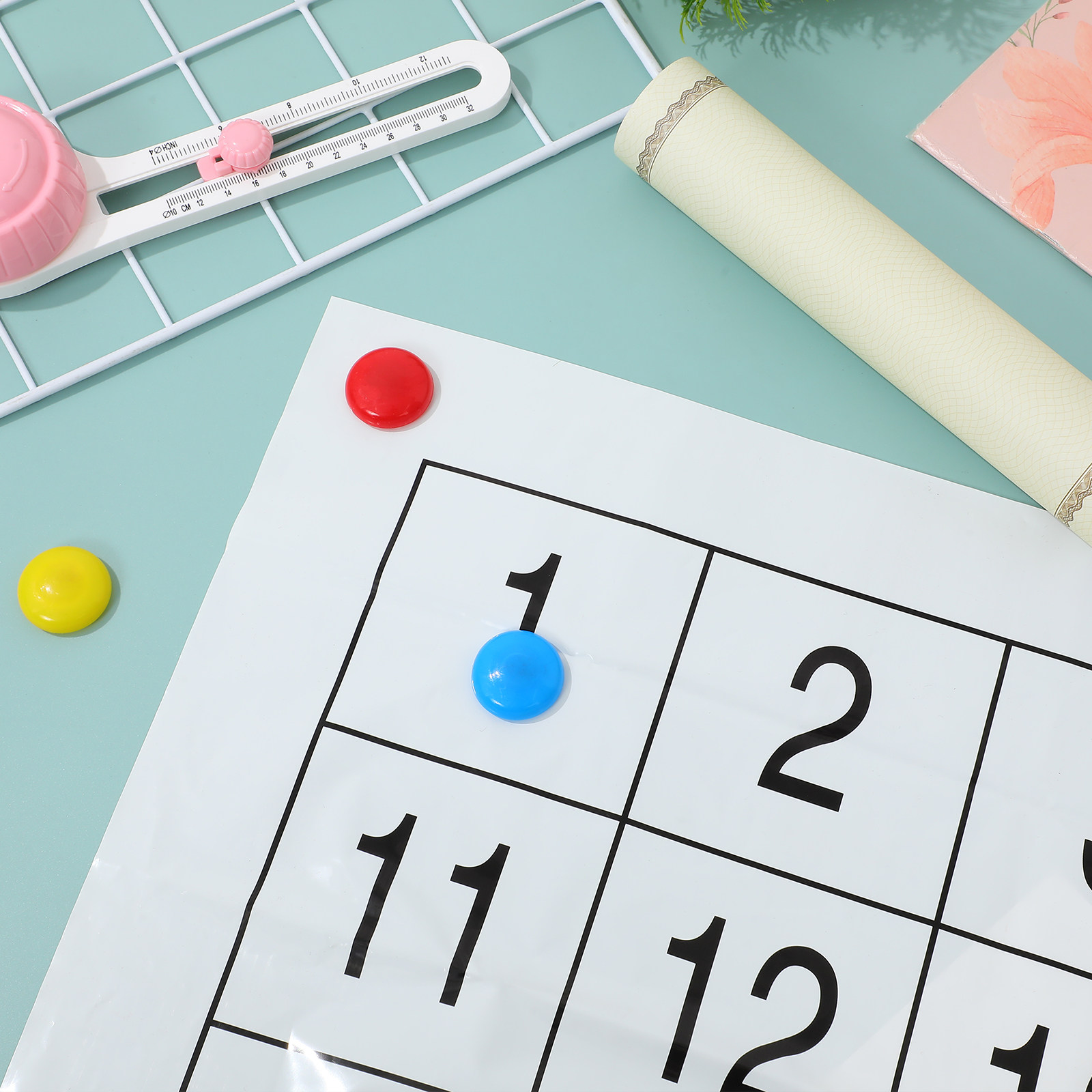 Kids Education Charts - 1セットの数字ウォールチャート1-100教育ポスター、未就学児の早期学習と知能開発用