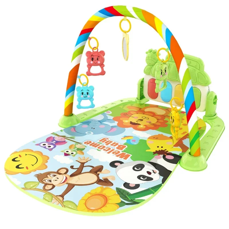 Kids Educational Mat - ベビーミュージックラックプレイマットベビーラグ早期教育玩具子供ピアノキーボードカーペットジムクロールアクティビティ幼児ギフト用