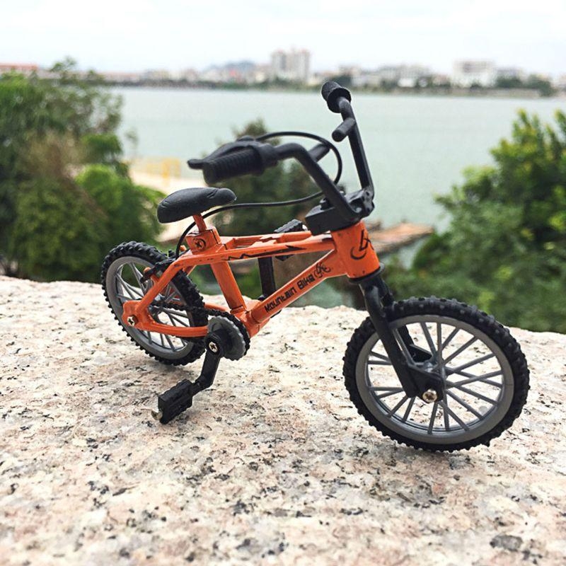 Kids Education Free App - Y4QAミニフィンガー自転車合金ミニチュアMTBバイクモデルクリエイティブシミュレーションマウンテンサイクリングキッズ教育おもちゃのためのDIY