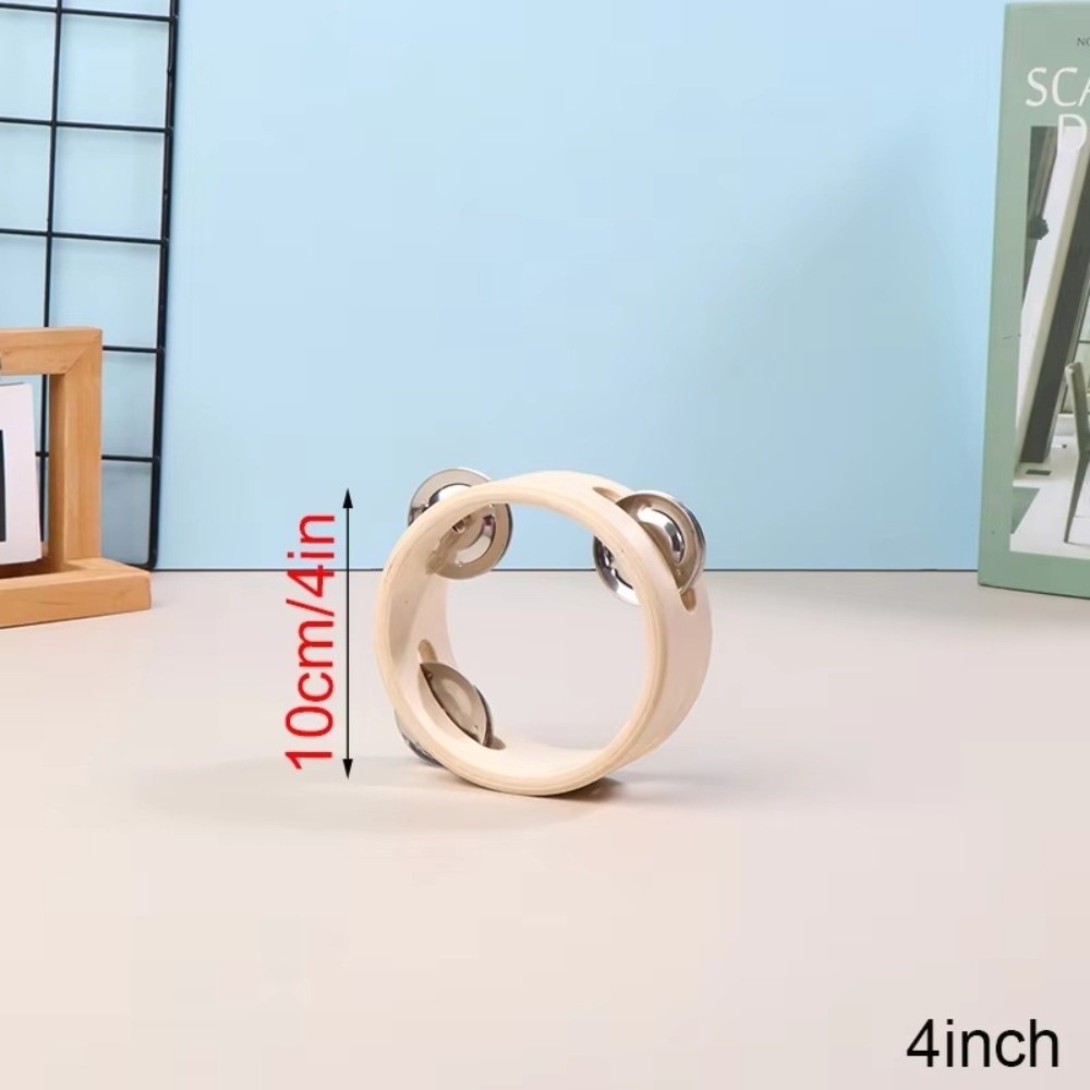 Kids Educational Device - 新しい4/6/7/8/10インチハンドドラム、シングルローオルフ楽器、木製タンバリン、木製リング、手回しベル、教育用