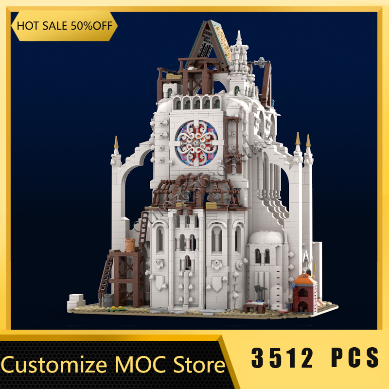 Kids Education Sites - 3512 個中世建設現場モジュラーモデルビルディングブロックセット教育 DIY 組立レンガのおもちゃ子供のクリスマスギフト