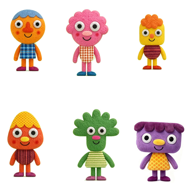 Kids Education Learn Tv - 子供向け英語学習超簡単ソングドール ノードル＆パルズ ぬいぐるみ、家の装飾用ソフト枕、子供向け教育ギフト