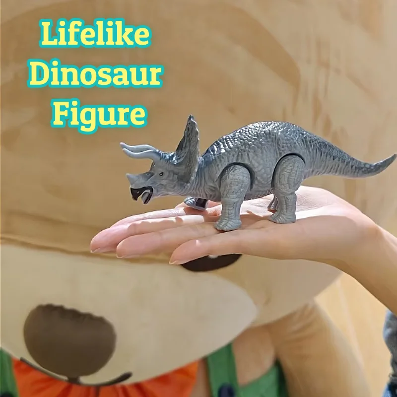 ワインドアップ恐竜ワールドキネティックプレイセット、歩行可能 - Kinetic Kids Education のレビューと価格