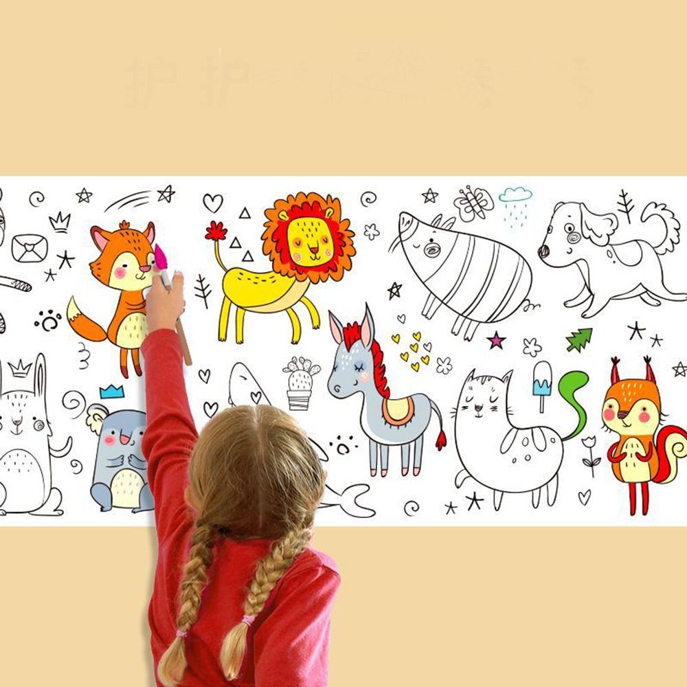 ウォールステッカー グラフィティスクロール カラーフィリング - Kids Educational Workbooks のレビューと価格