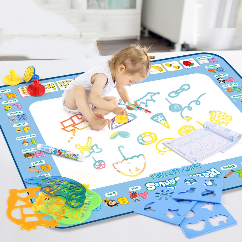 100 × 80 センチメートルマジック水描画マット着色落書 - Kids Educational Mat のレビューと価格