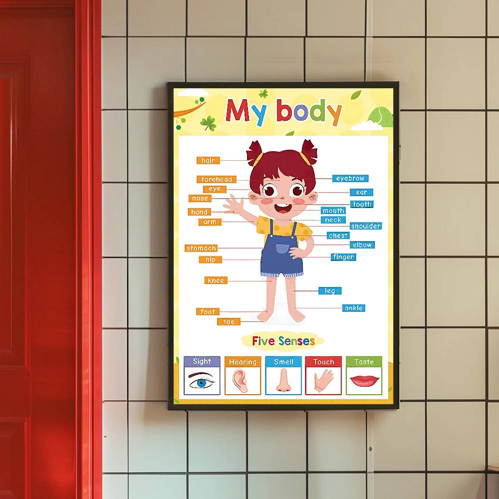 カラフルな幼児向け教育チャートマット紙ポスター季節形態天気語 - Kids Education Charts のレビューと価格