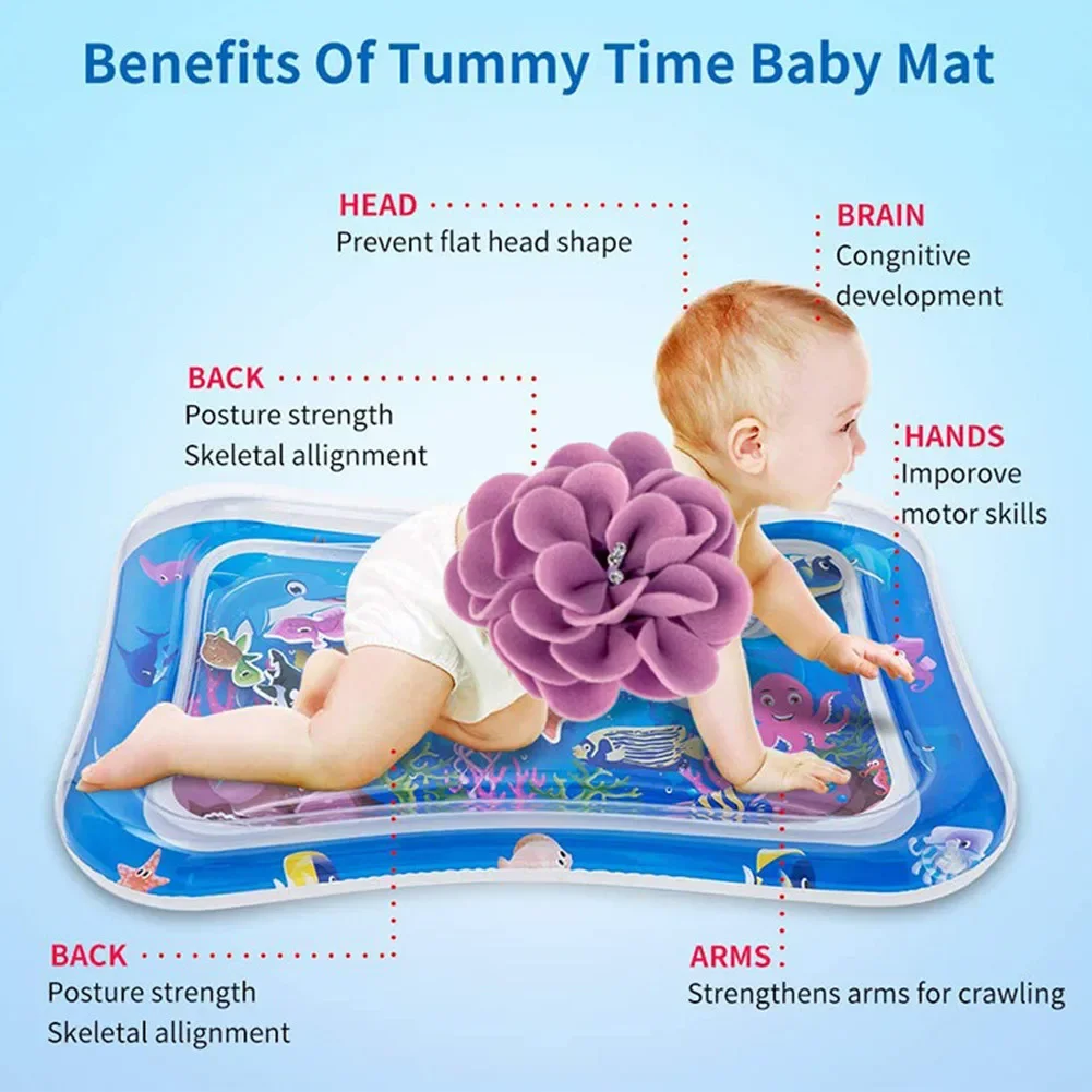 子供用の30cmPVCインフレータブルウォーターマット,幼児 - Kids Educational Mat のレビューと価格