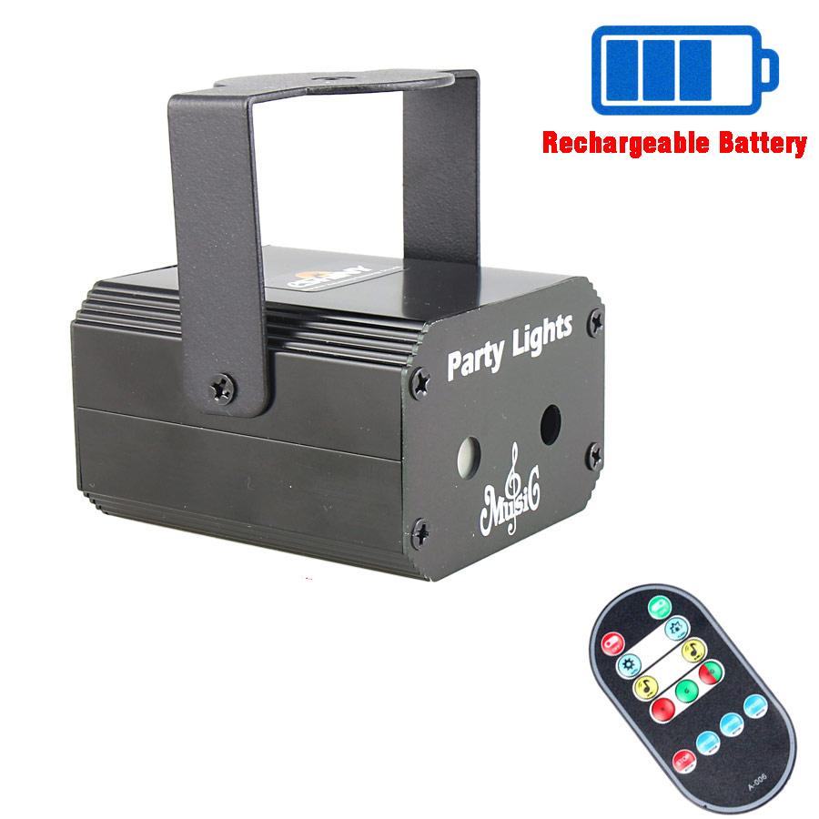 充電式バッテリーディスコライト DJ R&G レーザー 32 - Drawing Projector Kids のレビューと価格