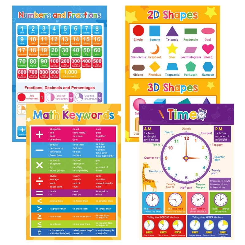 カラフルなフルーツ野菜動物学習ポスターチャート未就学児の学生 - Kids Education Charts のレビューと価格