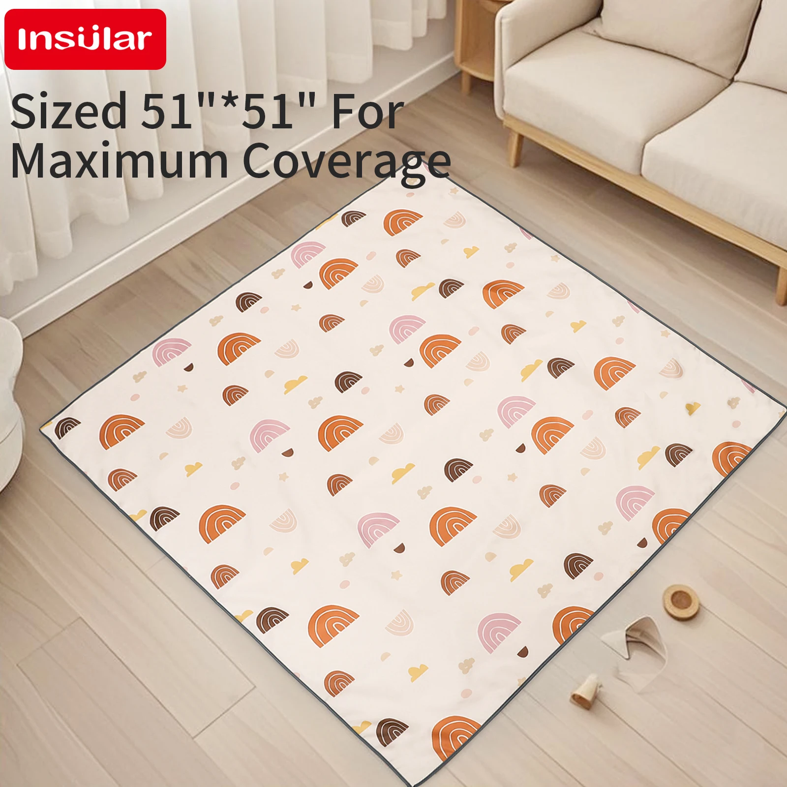INSULAR キッズ教育マットレス折りたたみベビープレイマ - Kids Educational Mat のレビューと価格