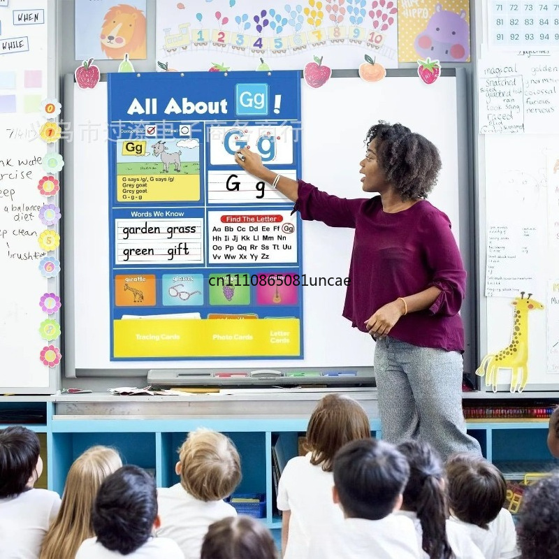 クリエイティブアルファベット学習ポケットチャート子供用早期教 - Kids Education Charts のレビューと価格