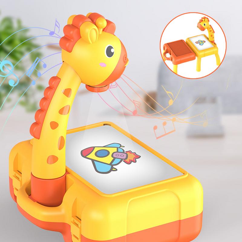 子供用プロジェクション描画ボード多機能描画テーブルプロジェク - Drawing Projector Kids のレビューと価格