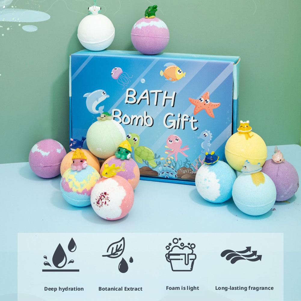 サプライズ入りキッズバスボム、動物のおもちゃ付き発泡スパボー - Kids Educational Device のレビューと価格