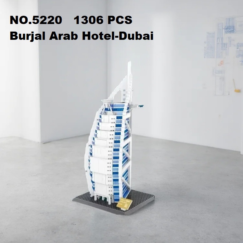 1306ピース ブルジャルアラブホテル ドバイ建築 ビルディ - Kids Education Dubai のレビューと価格