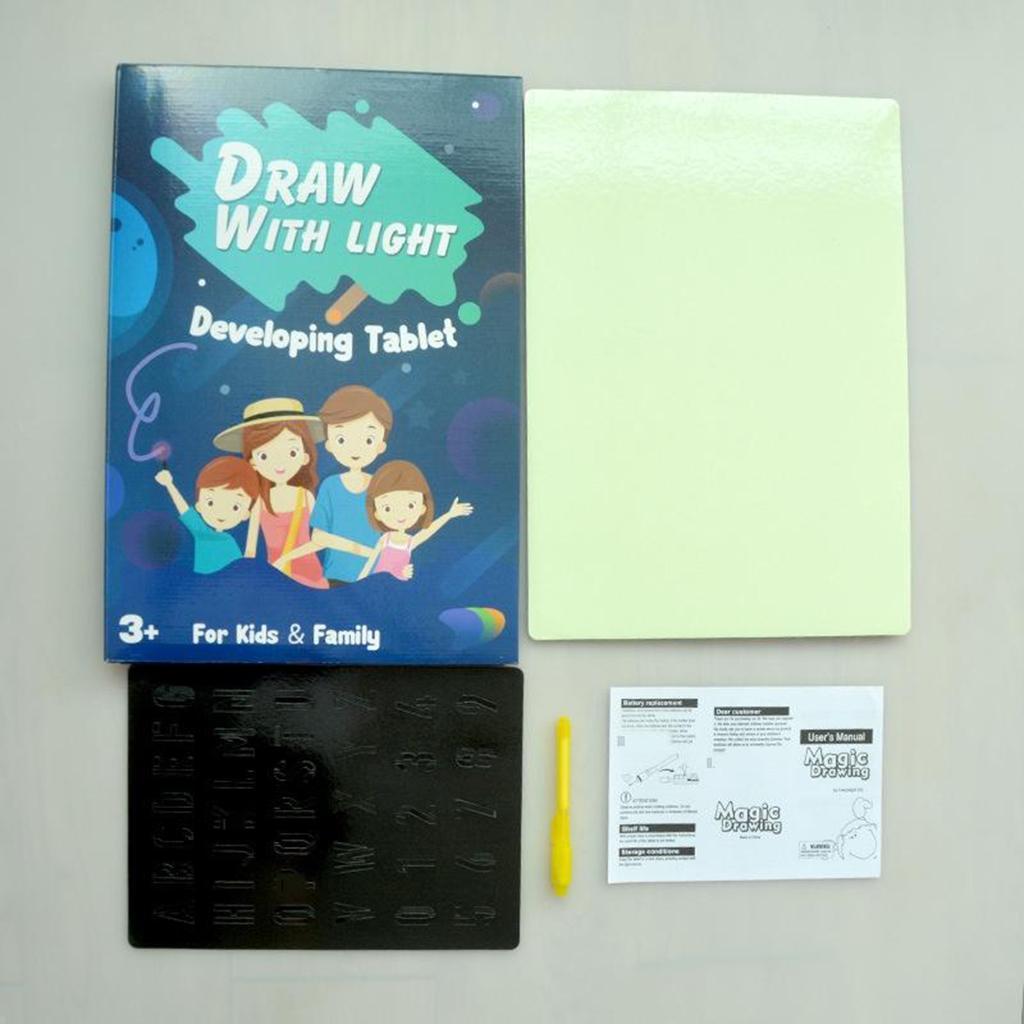 子供用光るペイント描画タブレット LED落書きパッド クリエ - Drawing Projector Kids のレビューと価格
