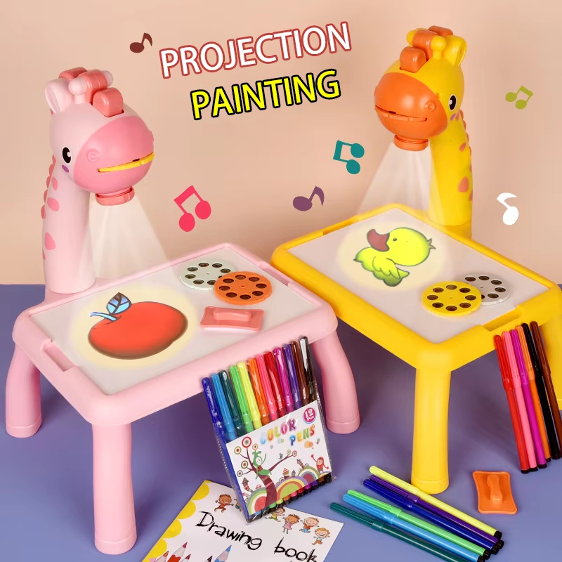 子供用LEDプロジェクタードローイングテーブル、トレーシング - Drawing Projector Kids のレビューと価格
