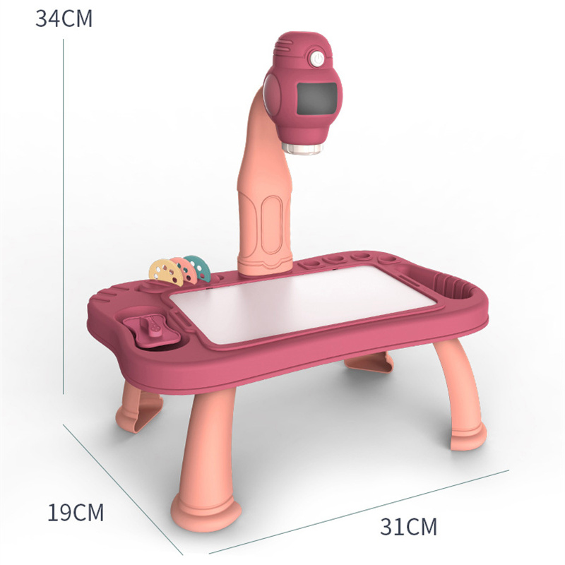 子供用LEDプロジェクター,アート描画テーブルセット,子供用 - Drawing Projector Kids のレビューと価格