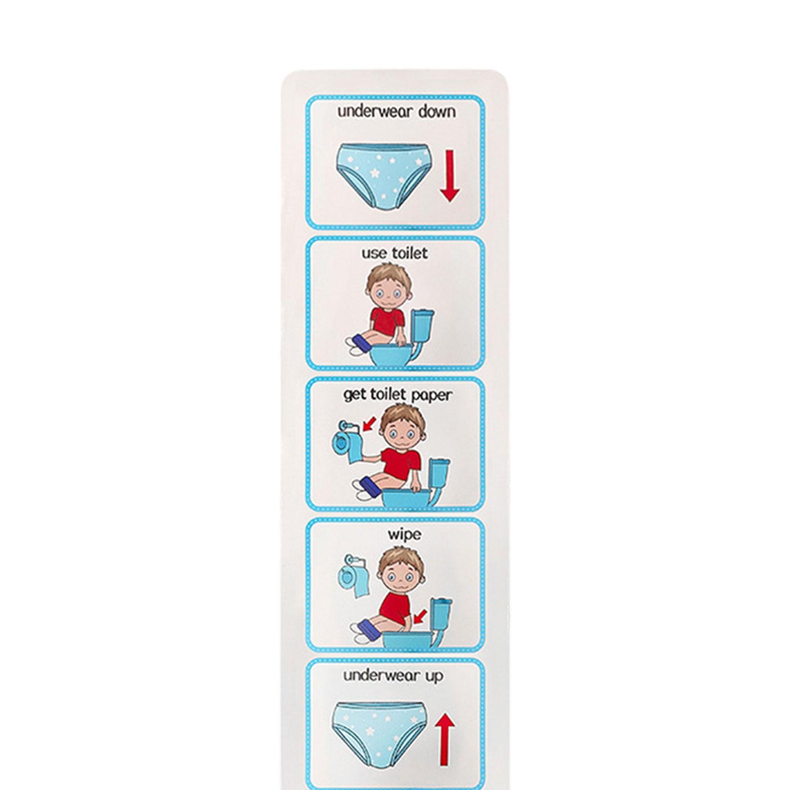 子供用トイレチャート視覚スケジュール防水多色行動計画表家庭用 - Kids Education Charts のレビューと価格