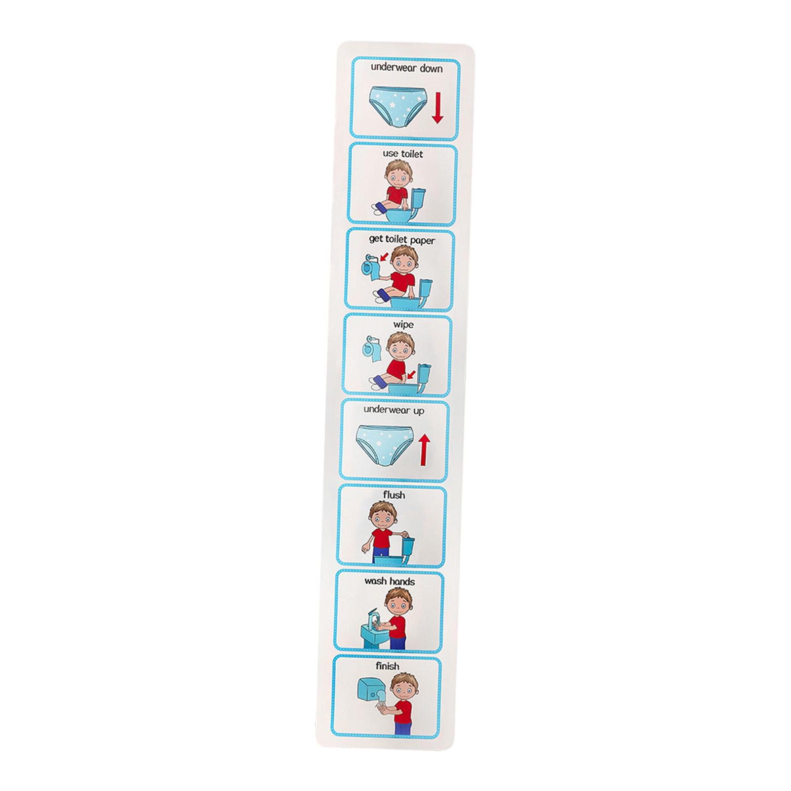 子供用トイレチャート視覚スケジュール防水多色行動計画表家庭用 - Kids Education Charts のレビューと価格