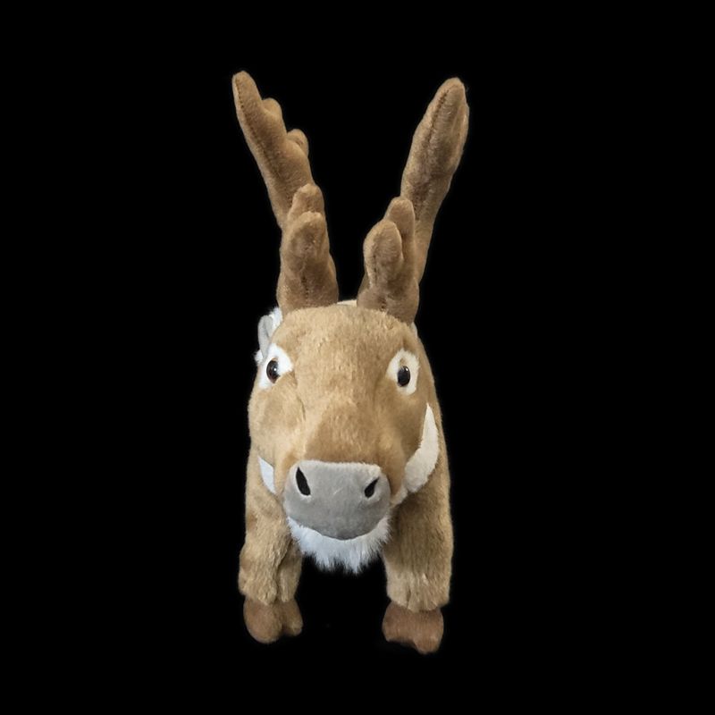 かわいいリアルなトナカイぬいぐるみ野生の角のある鹿の動物の置 - Kids Education Learn Tv のレビューと価格