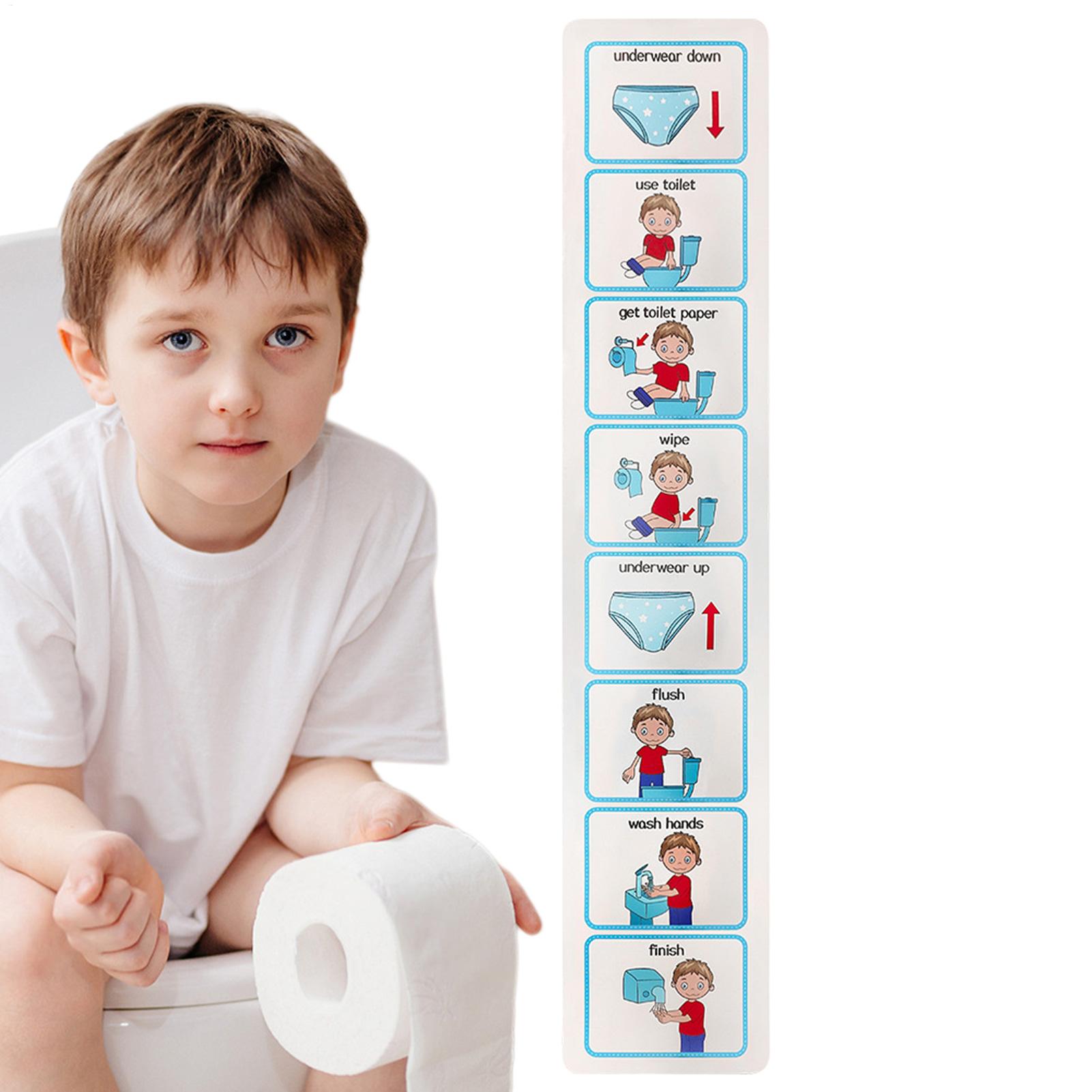 トイレトレーニング視覚スケジュール表 トイレチャートスケジュ - Kids Education Charts のレビューと価格