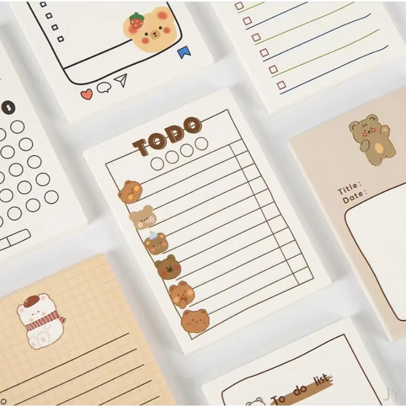 かわいい学校の文房具ノート、やることリストメモ帳、ポータブル - Kids Educational Workbooks のレビューと価格