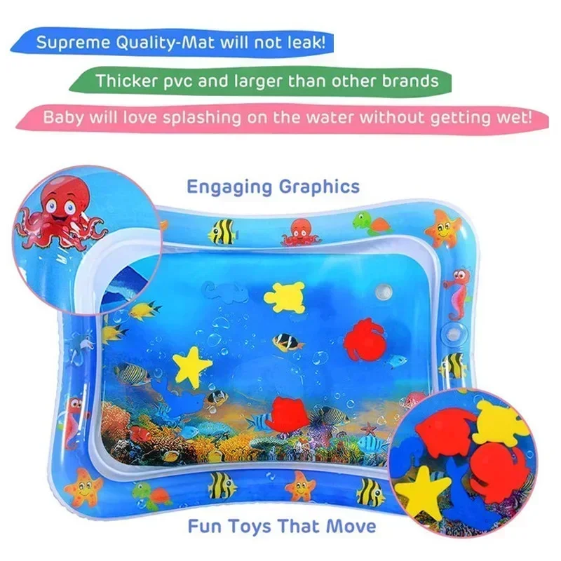 インフレータブルPVCウォーターマット,ベビーマットレス,お - Kids Educational Mat のレビューと価格