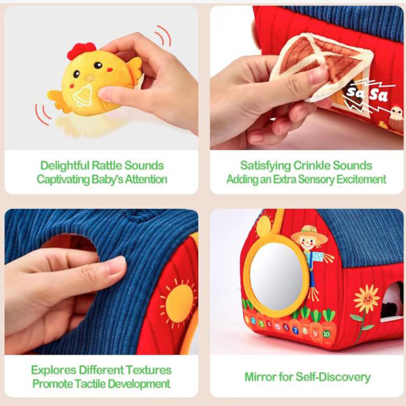 ぬいぐるみ農場の動物ギフト クリスマス ソフトイースターバス - Kids Education Learn Tv のレビューと価格