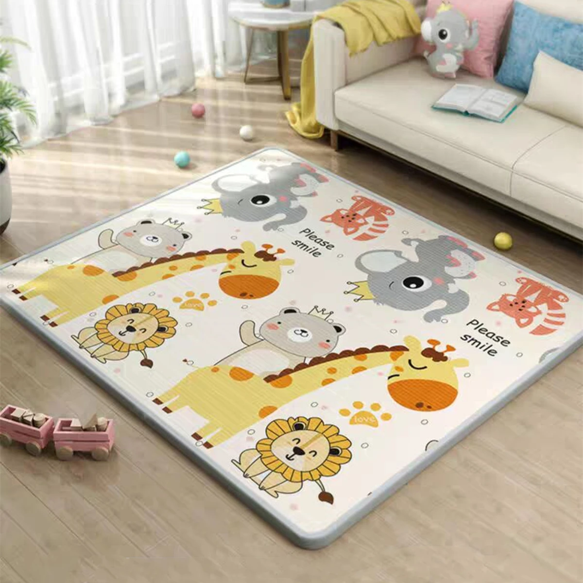 5サイズ展開、漫画柄ベビー用プレイマット、EPEパズル子供用 - Kids Educational Mat のレビューと価格