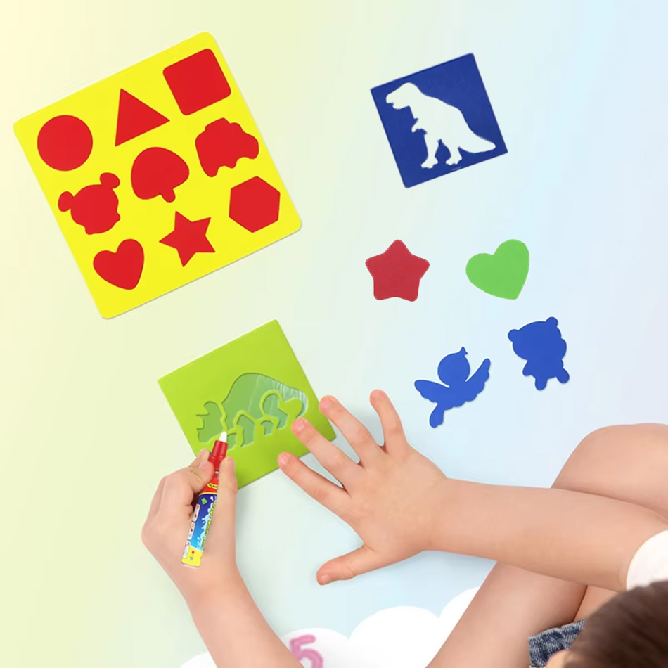 魔法の水塗り絵マットアクセサリーローラーシール動物デジタルテ - Kids Educational Mat のレビューと価格
